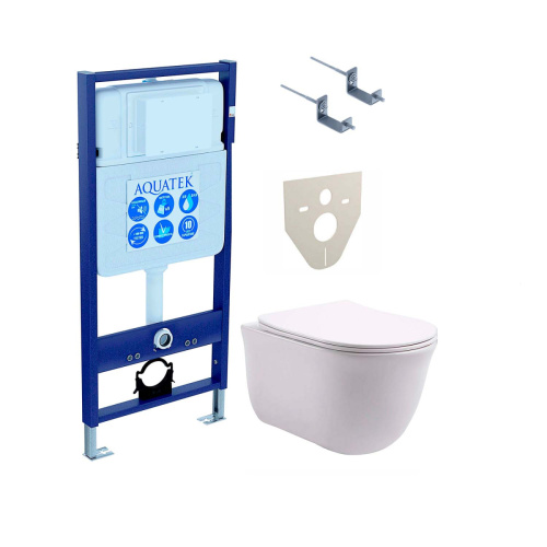 Сет унитаз + инсталляция Aquatek SET AQUATEK КЛАССИК-KKI